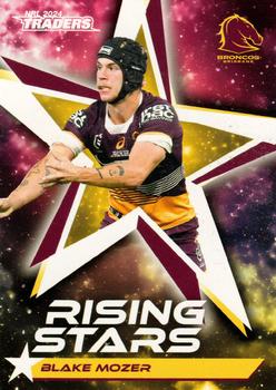 2024 NRL Traders Titanium - Rising Stars #RS02 Blake Mozer Front